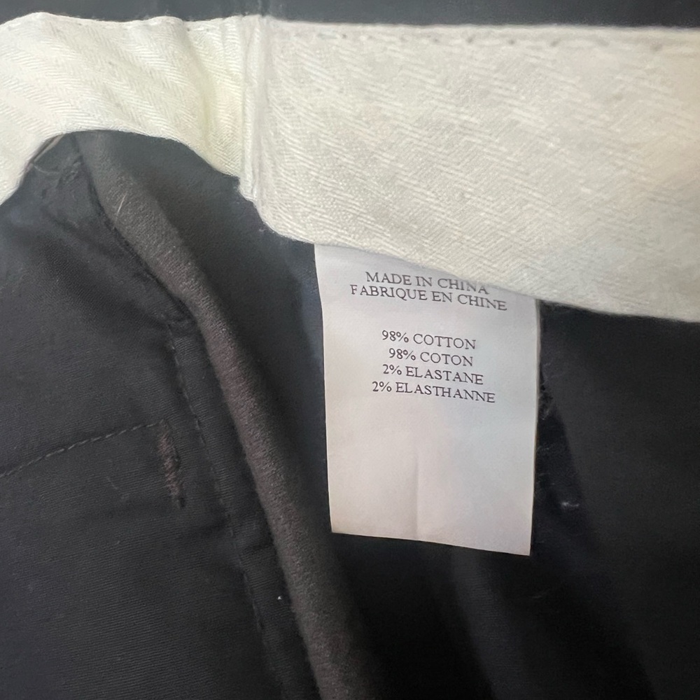 Theory- Tara Flat Front Mid-Rise Dark Brown Corduroy Flare Pants. Size 10 - Picture 6 of 6
